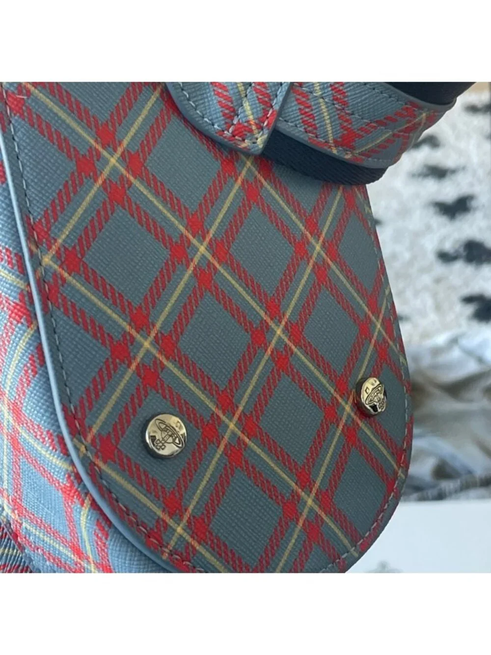 Vivienne Westwood Blue and Pink Men's Backpack